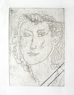 MATISSE : visage, gravure