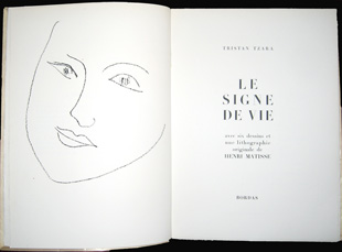 MATISSE : matisse-signe-livre