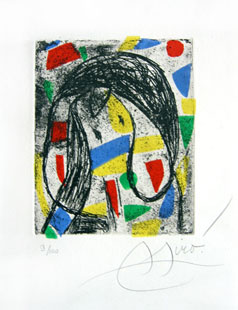 MIRO : Revolte, aquatint