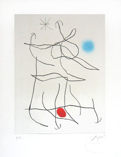 MIRO : Sonatine, etching