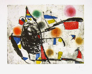 MIRO : Enrajolats, original etching