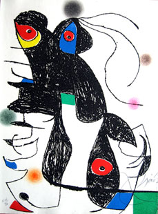 MIRO : paroles peintes estampe