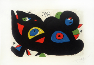 MIRO : gat astorat, lithograph