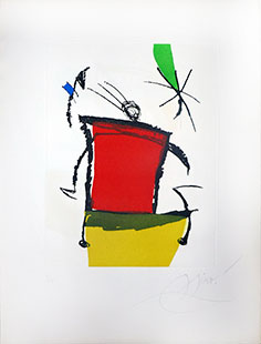 MIRO : miro-chanteur-4-etching