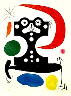 MIRO : miro-hommage-gravure