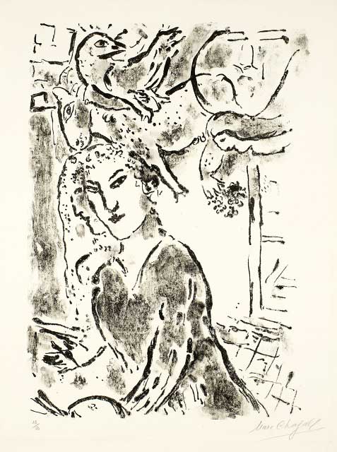 CHAGALL : 
autoportrait-chagall