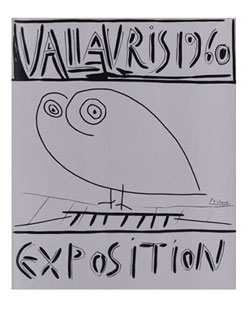 PICASSO : Vallauris 1960, linocut