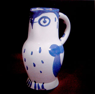 PICASSO : hibou, ceramic