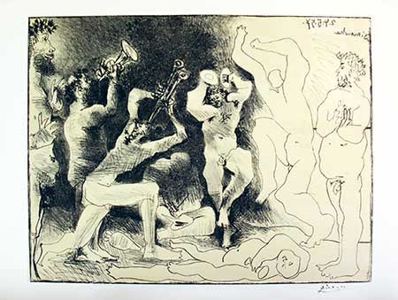 PICASSO : picasso-faune-lithograph