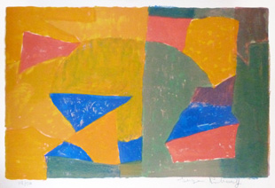 POLIAKOFF : poliakoff-composition-lithograph