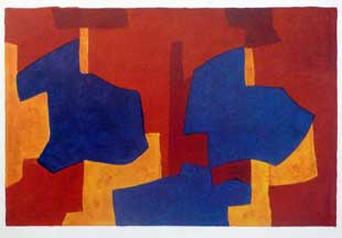 POLIAKOFF : lithograph-composition-poliakoff