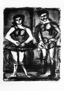 ROUAULT : rouault-dompteur-lithographie