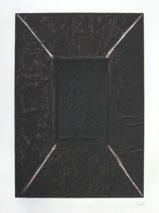 TAPIES : la porte, original etching