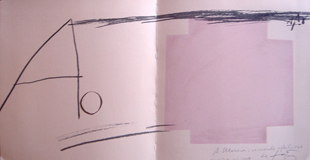 TAPIES : tapies, lithograph and drawing
