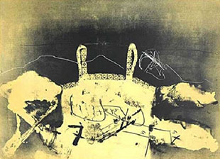 TAPIES : tapies-dentelle-gravure