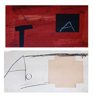 TAPIES : tapies-lithographs