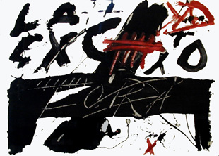 TAPIES : tapies-fora-etching