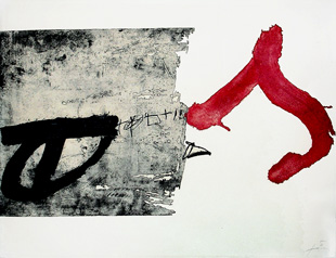 TAPIES : tapies-lettre-gravure