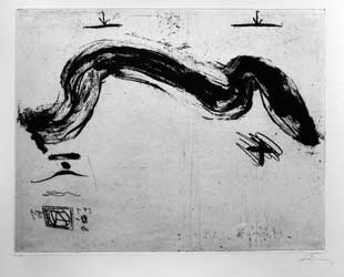 TAPIES : tapies-ondulation-gravure