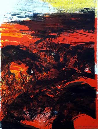 ZAO WOU-KI : zao-composition1-lithograph