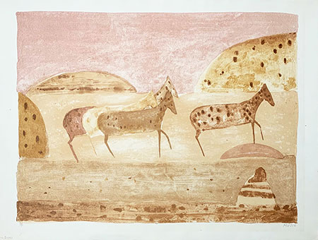 MUSIC : music-zoran-cavallini-lithograph